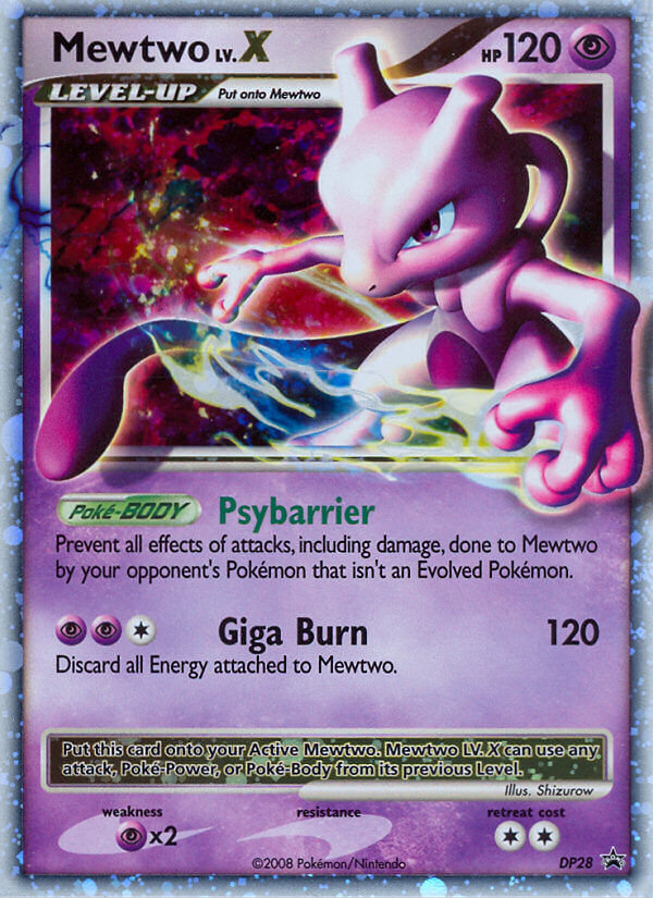 Mewtwo LV.X (DP28) [Diamond & Pearl: Black Star Promos] | Exor Games Truro