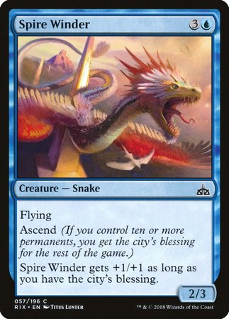 Spire Winder [Rivals of Ixalan] | Exor Games Truro