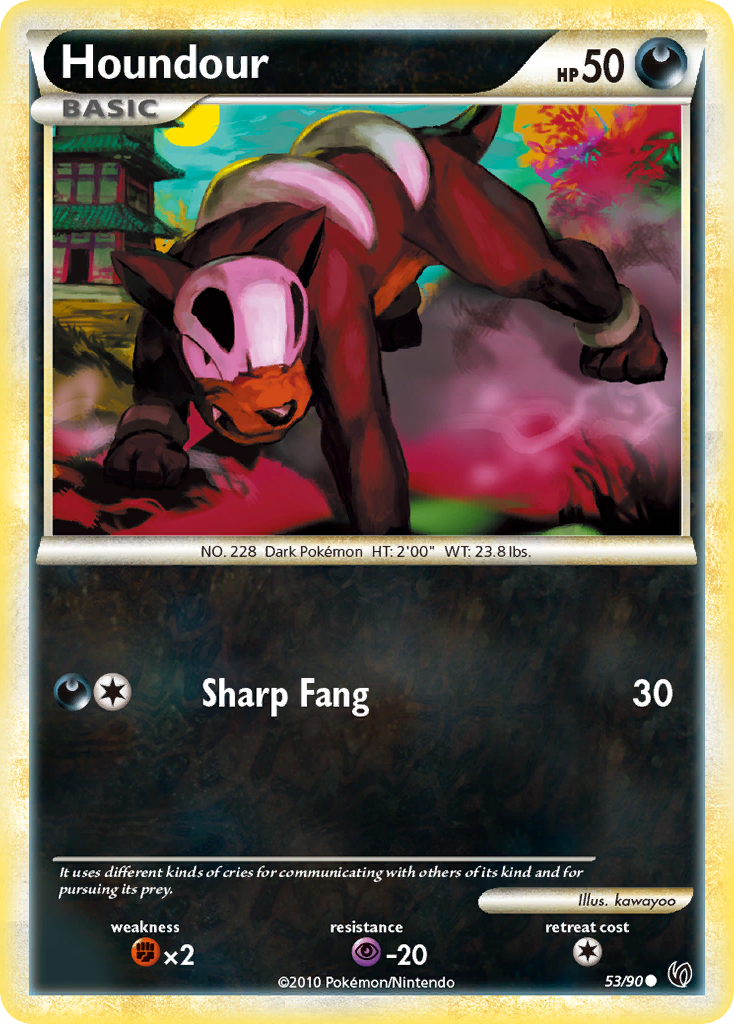 Houndour (53/90) [HeartGold & SoulSilver: Undaunted] | Exor Games Truro