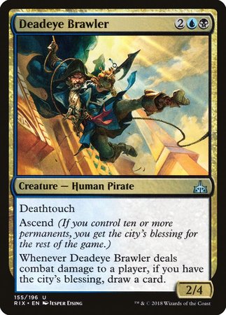 Deadeye Brawler [Rivals of Ixalan] | Exor Games Truro