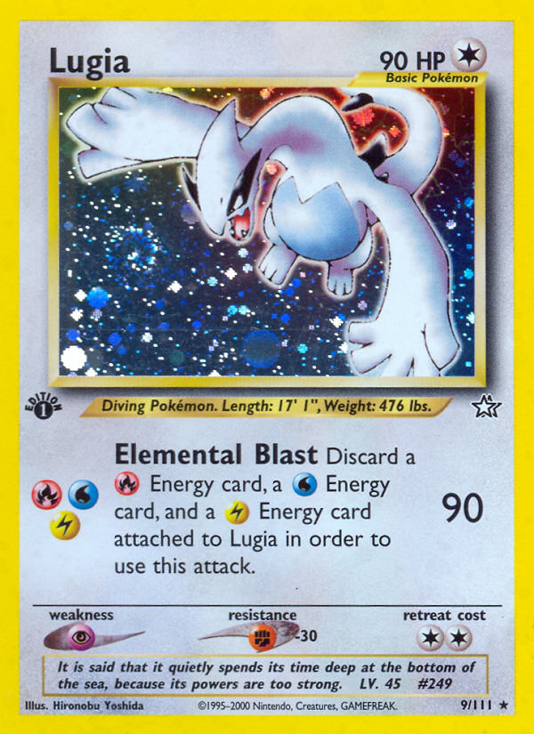 Lugia (9/111) [Neo Genesis 1st Edition] | Exor Games Truro