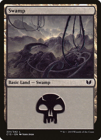 Swamp (331) [Commander 2015] | Exor Games Truro