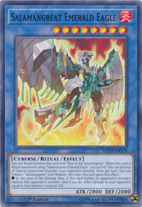 Salamangreat Emerald Eagle [MP19-EN179] Common | Exor Games Truro