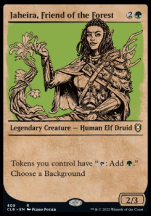 Jaheira, Friend of the Forest (Showcase) [Commander Legends: Battle for Baldur's Gate] | Exor Games Truro