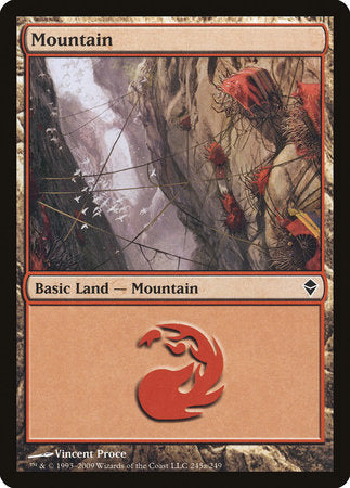 Mountain (245a) [Zendikar] | Exor Games Truro