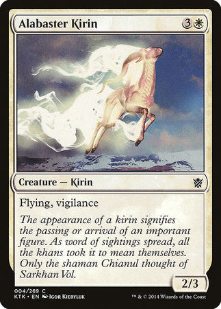 Alabaster Kirin [Khans of Tarkir] | Exor Games Truro