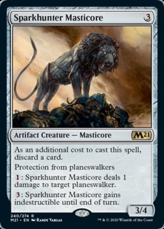 Sparkhunter Masticore [Core Set 2021] | Exor Games Truro