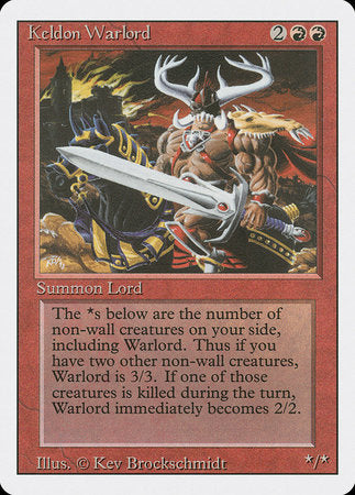 Keldon Warlord [Revised Edition] | Exor Games Truro