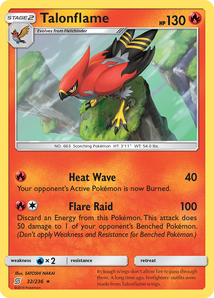 Talonflame (32/236) [Sun & Moon: Unified Minds] | Exor Games Truro