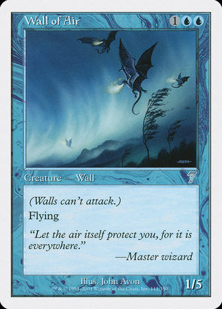 Wall of Air [Seventh Edition] | Exor Games Truro