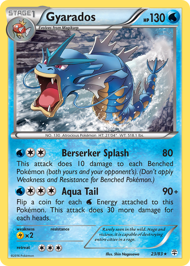 Gyarados (23/83) [XY: Generations] | Exor Games Truro