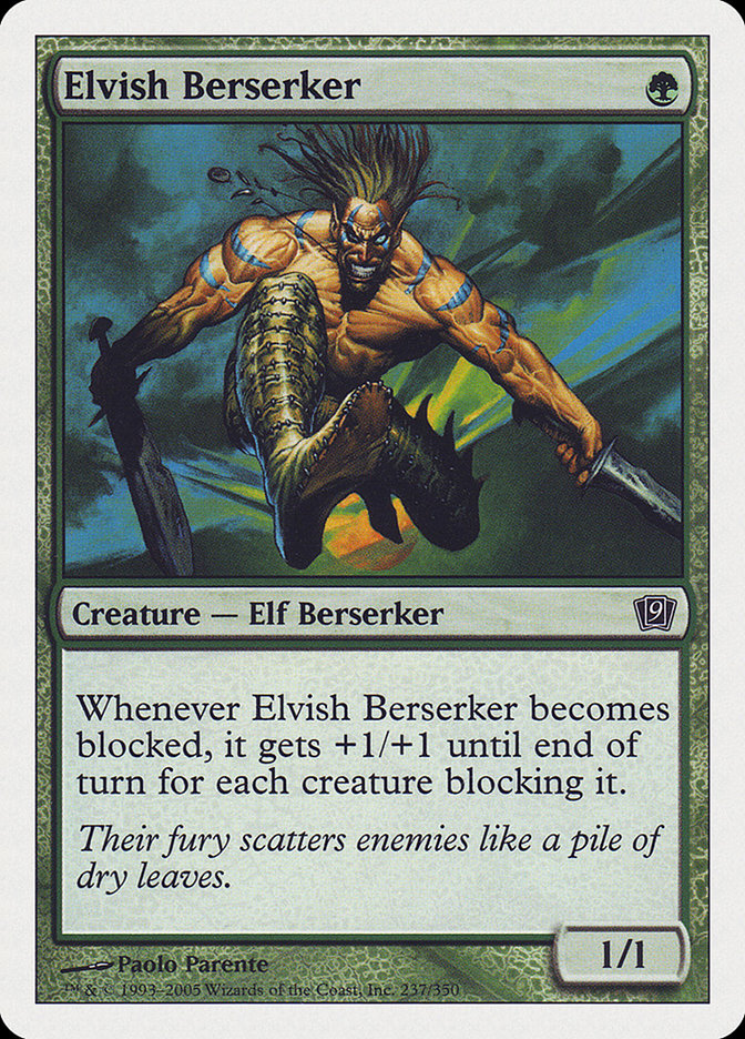 Elvish Berserker [Ninth Edition] | Exor Games Truro