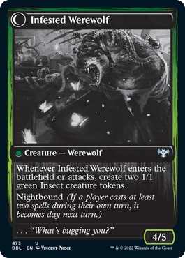 Infestation Expert // Infested Werewolf [Innistrad: Double Feature] | Exor Games Truro