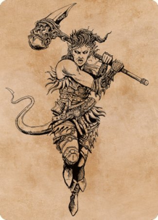 Karlach, Fury of Avernus Art Card (54) [Commander Legends: Battle for Baldur's Gate Art Series] | Exor Games Truro