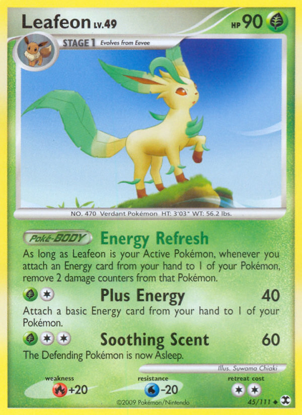 Leafeon (45/111) [Platinum: Rising Rivals] | Exor Games Truro