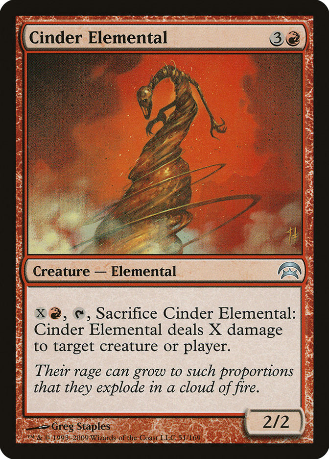 Cinder Elemental [Planechase] | Exor Games Truro