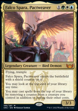 Falco Spara, Pactweaver (Promo Pack) [Streets of New Capenna Promos] | Exor Games Truro