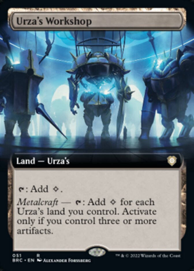 Urza's Workshop (Extended Art) [The Brothers' War Commander] | Exor Games Truro