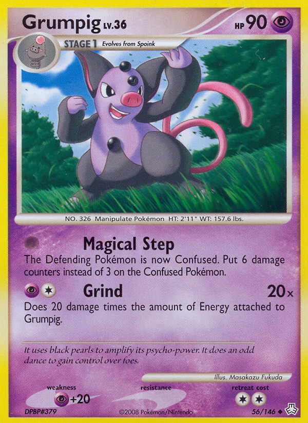 Grumpig (56/146) [Diamond & Pearl: Legends Awakened] | Exor Games Truro