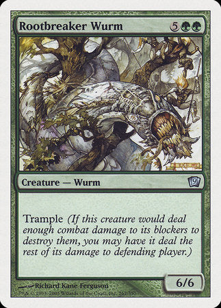 Rootbreaker Wurm [Ninth Edition] | Exor Games Truro