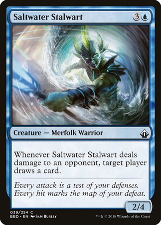 Saltwater Stalwart [Battlebond] | Exor Games Truro