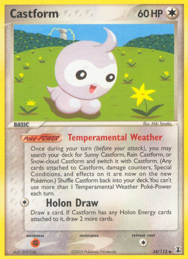 Castform (34/113) [EX: Delta Species] | Exor Games Truro