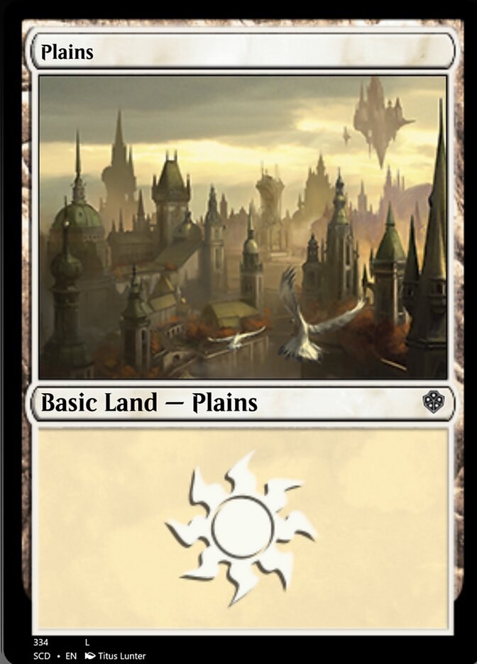 Plains (334) [Starter Commander Decks] | Exor Games Truro