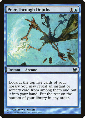 Peer Through Depths [Modern Masters] | Exor Games Truro