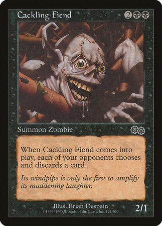 Cackling Fiend [Urza's Saga] | Exor Games Truro