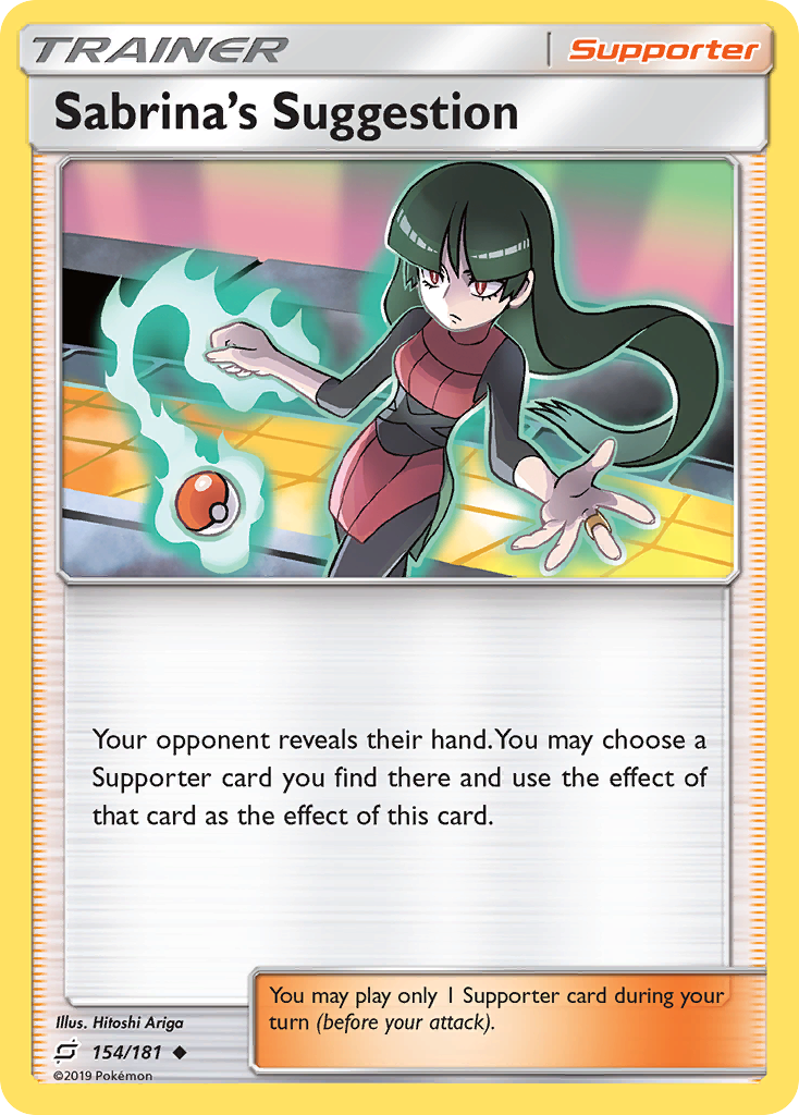 Sabrina's Suggestion (154/181) [Sun & Moon: Team Up] | Exor Games Truro