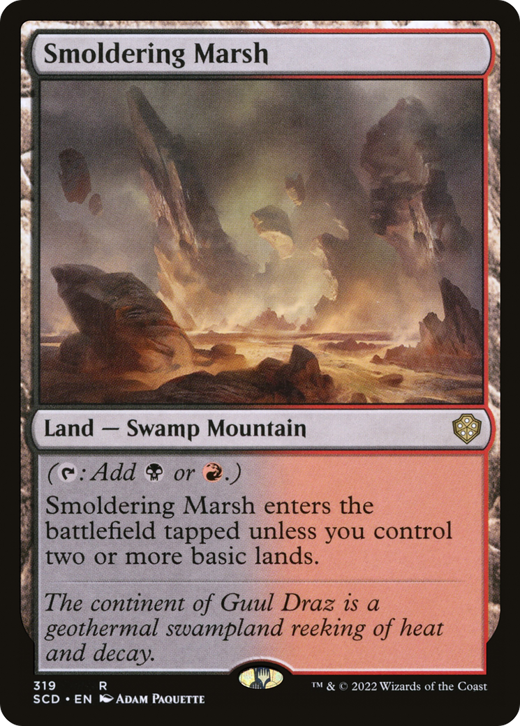 Smoldering Marsh [Starter Commander Decks] | Exor Games Truro