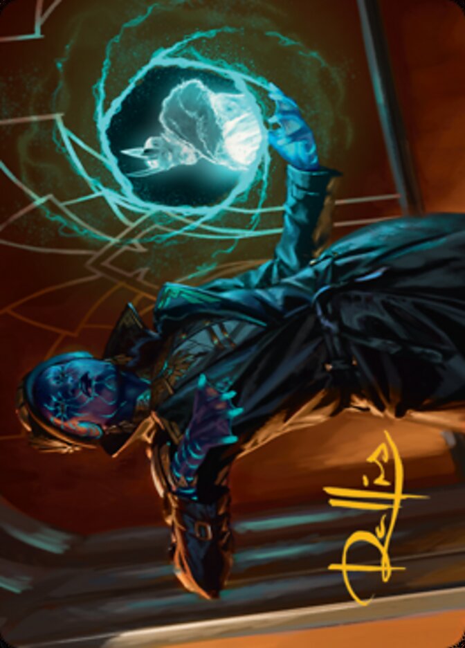 Kamiz, Obscura Oculus Art Card (Gold-Stamped Signature) [Streets of New Capenna Art Series] | Exor Games Truro