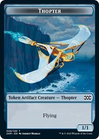 Thopter (008) // Wurm (030) Double-sided Token [Double Masters Tokens] | Exor Games Truro