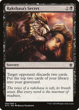 Rakshasa's Secret [Khans of Tarkir] | Exor Games Truro