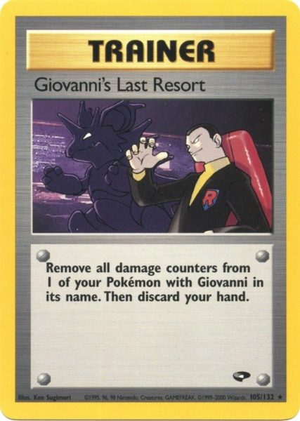 Giovanni's Last Resort (105/132) [Gym Challenge Unlimited] | Exor Games Truro