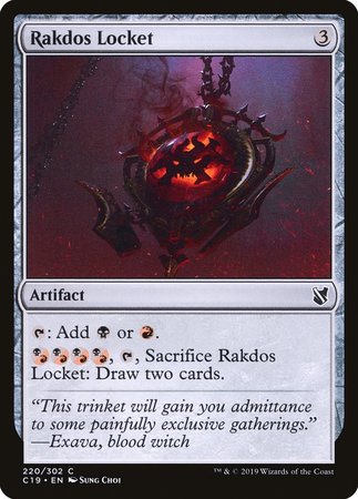 Rakdos Locket [Commander 2019] | Exor Games Truro