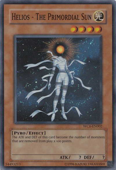 Helios - The Primordial Sun [WC6-EN002] Super Rare | Exor Games Truro