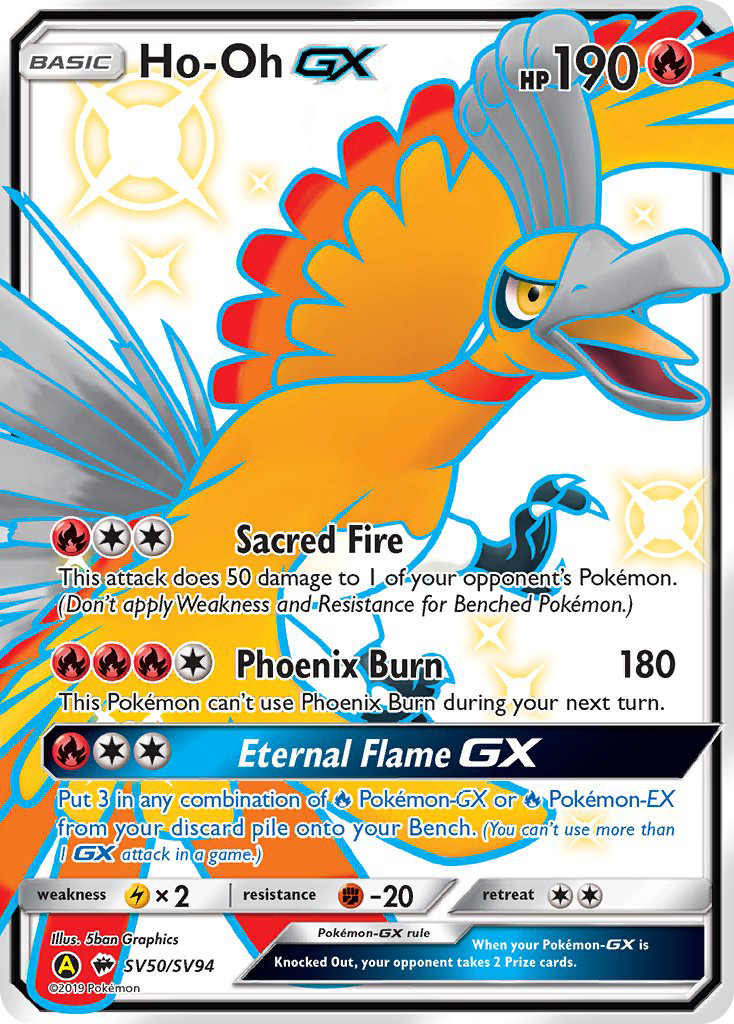 Ho-Oh GX (SV50/SV94) [Sun & Moon: Hidden Fates - Shiny Vault] | Exor Games Truro