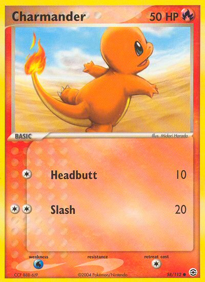 Charmander (58/112) [EX: FireRed & LeafGreen] | Exor Games Truro