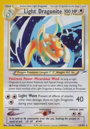 Light Dragonite (14/105) [Neo Destiny Unlimited] | Exor Games Truro