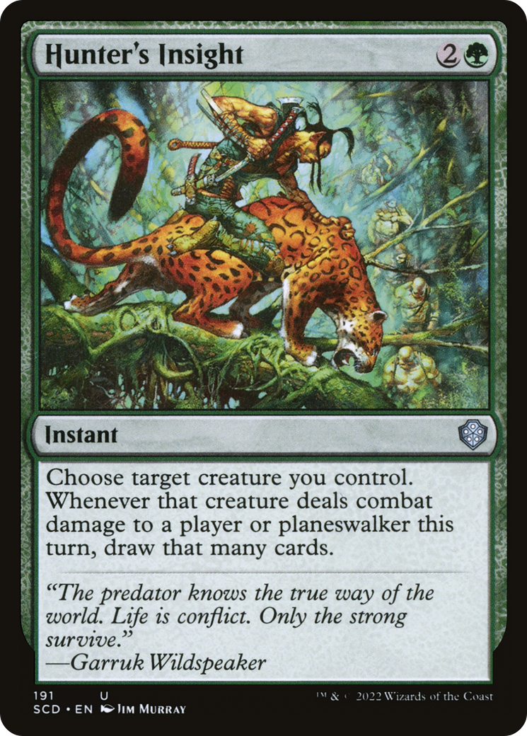 Hunter's Insight [Starter Commander Decks] | Exor Games Truro