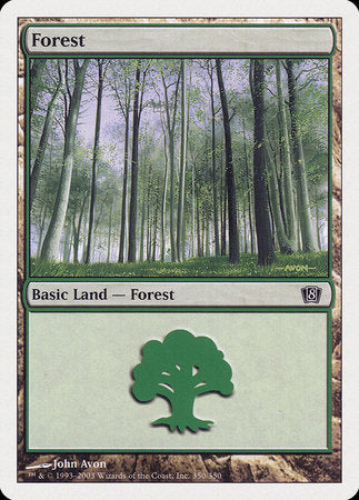 Forest (350) [Eighth Edition] | Exor Games Truro