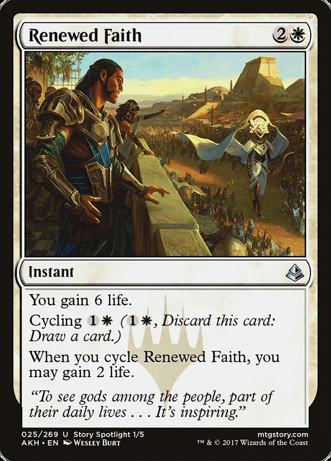 Renewed Faith [Amonkhet] | Exor Games Truro