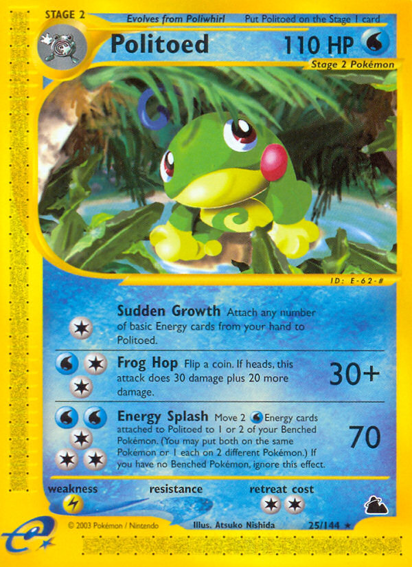 Politoed (25/144) [Skyridge] | Exor Games Truro