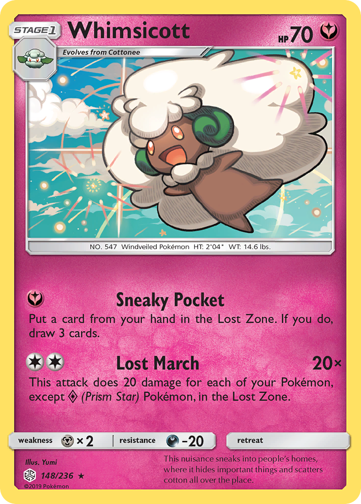 Whimsicott (148/236) [Sun & Moon: Cosmic Eclipse] | Exor Games Truro