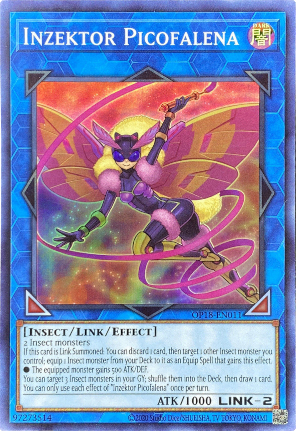 Inzektor Picofalena [OP18-EN011] Super Rare | Exor Games Truro