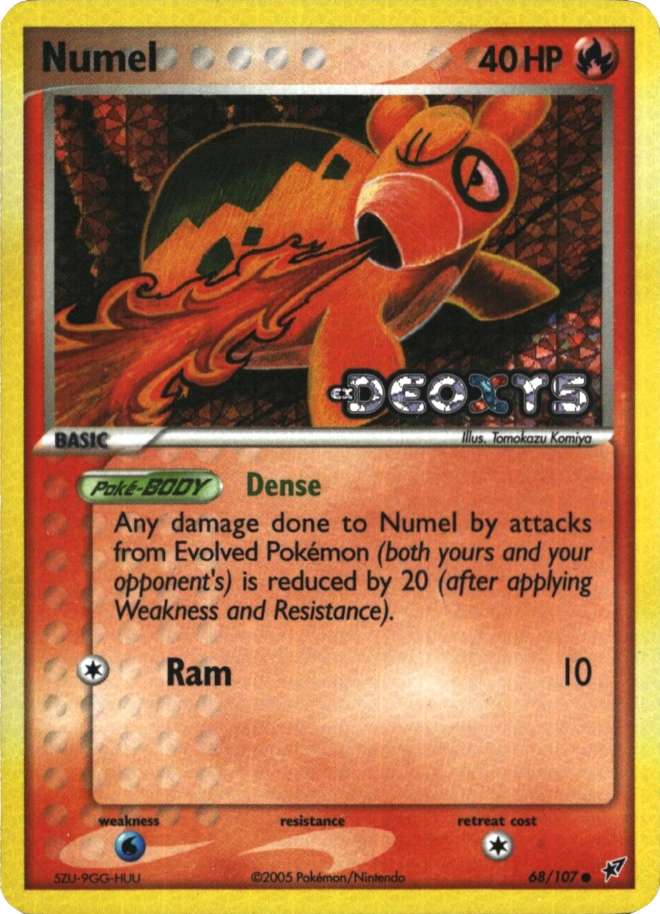 Numel (68/107) (Stamped) [EX: Deoxys] | Exor Games Truro