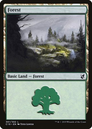 Forest (301) [Commander 2019] | Exor Games Truro