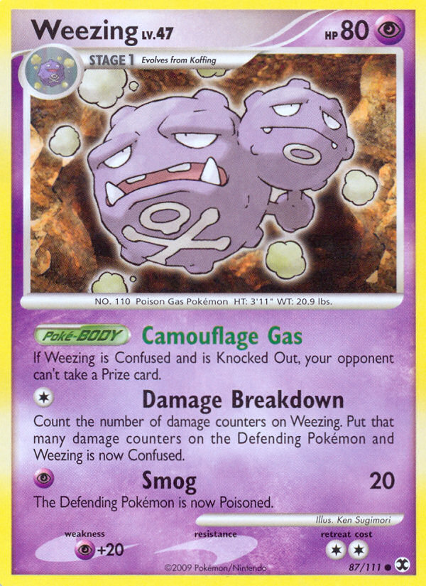 Weezing (87/111) [Platinum: Rising Rivals] | Exor Games Truro