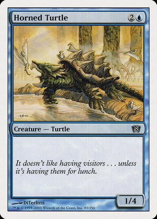 Horned Turtle [Eighth Edition] | Exor Games Truro